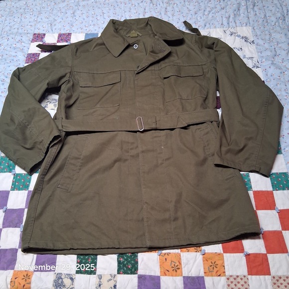 Czech Republic Military OZKN Presov Field Jacket Green Belted
